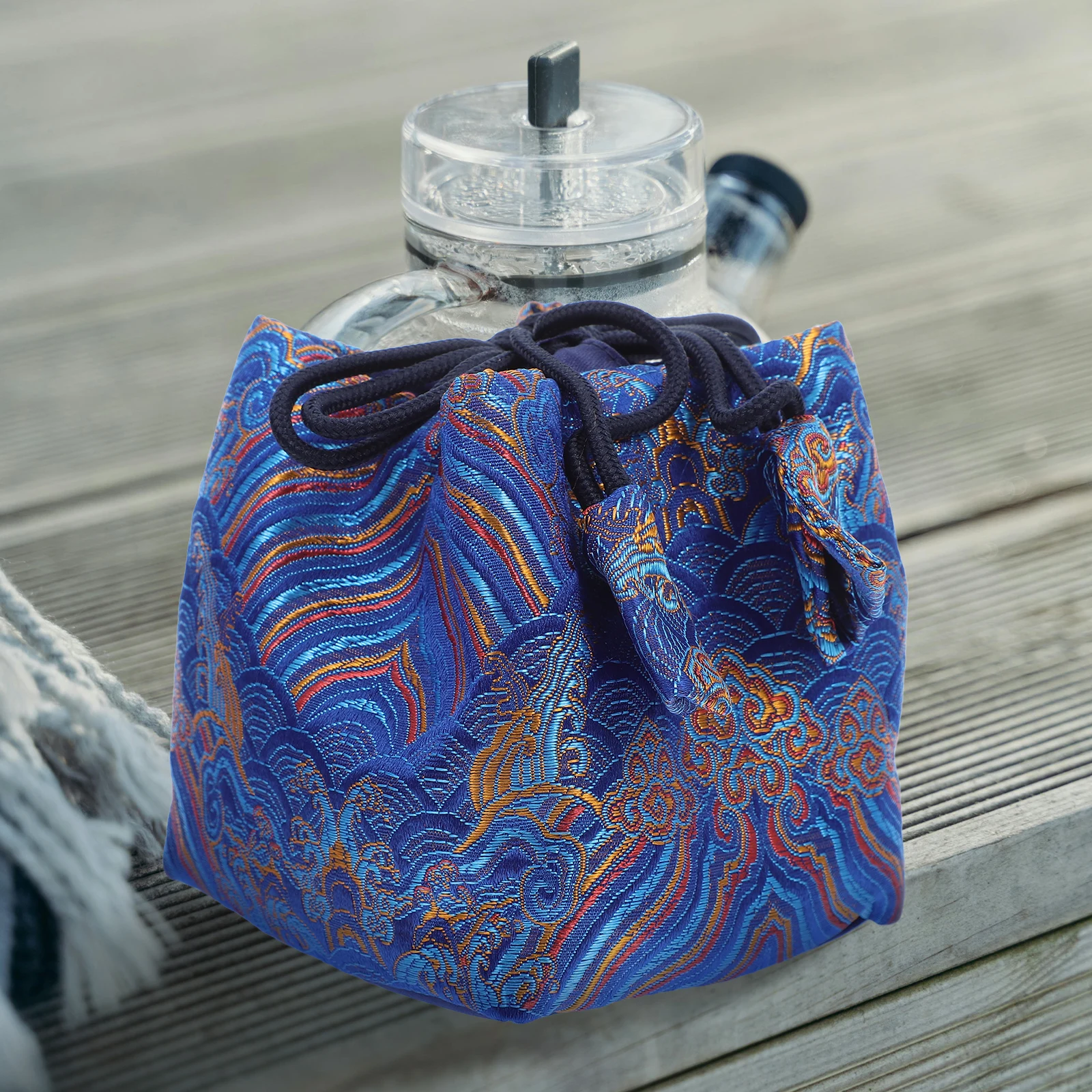 

Thickened Multifunctional Tea Utensil Storage Bag Compact Teapot Organizer Travel Accessories Pouch Material Home