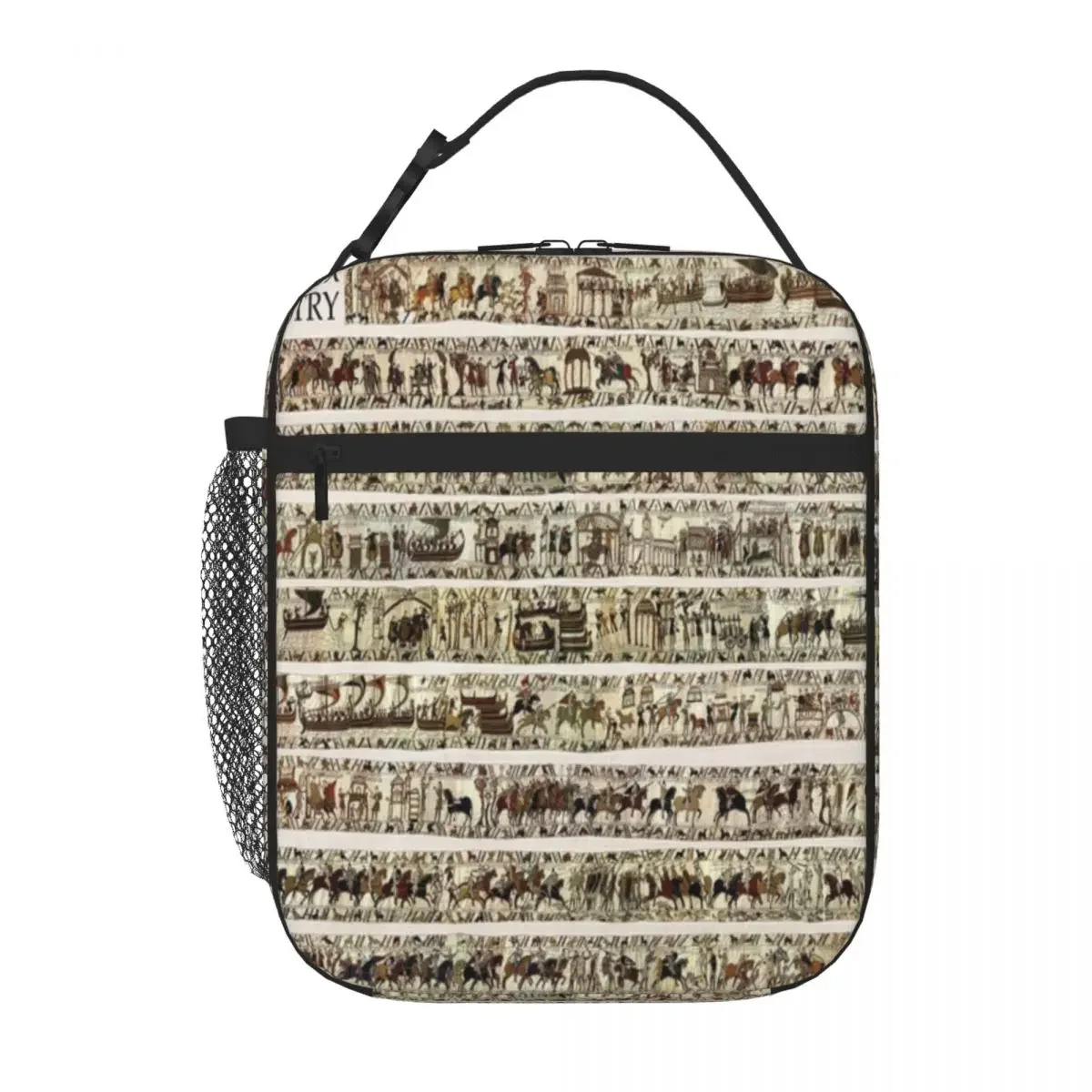 Hot Sale The COMPLETE Bayeux Tapestry Geometric Student Lunch Bag Newborn Food Storage Portable Lunch Bag