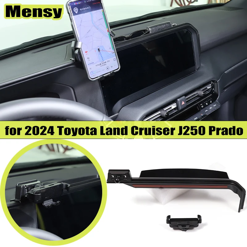 for 2024 Toyota Land Cruiser J250 Prado Gravity Car Phone Holder Screen Navigation Bracket Air Vent Cradles Phone Stand Mount