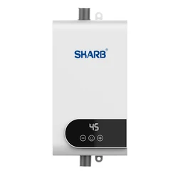 Home,5500W Instant Water Heater Electric Hot Shower Tankless Fast Heating Digital Display Stainless Steel Kitchen Bathroom