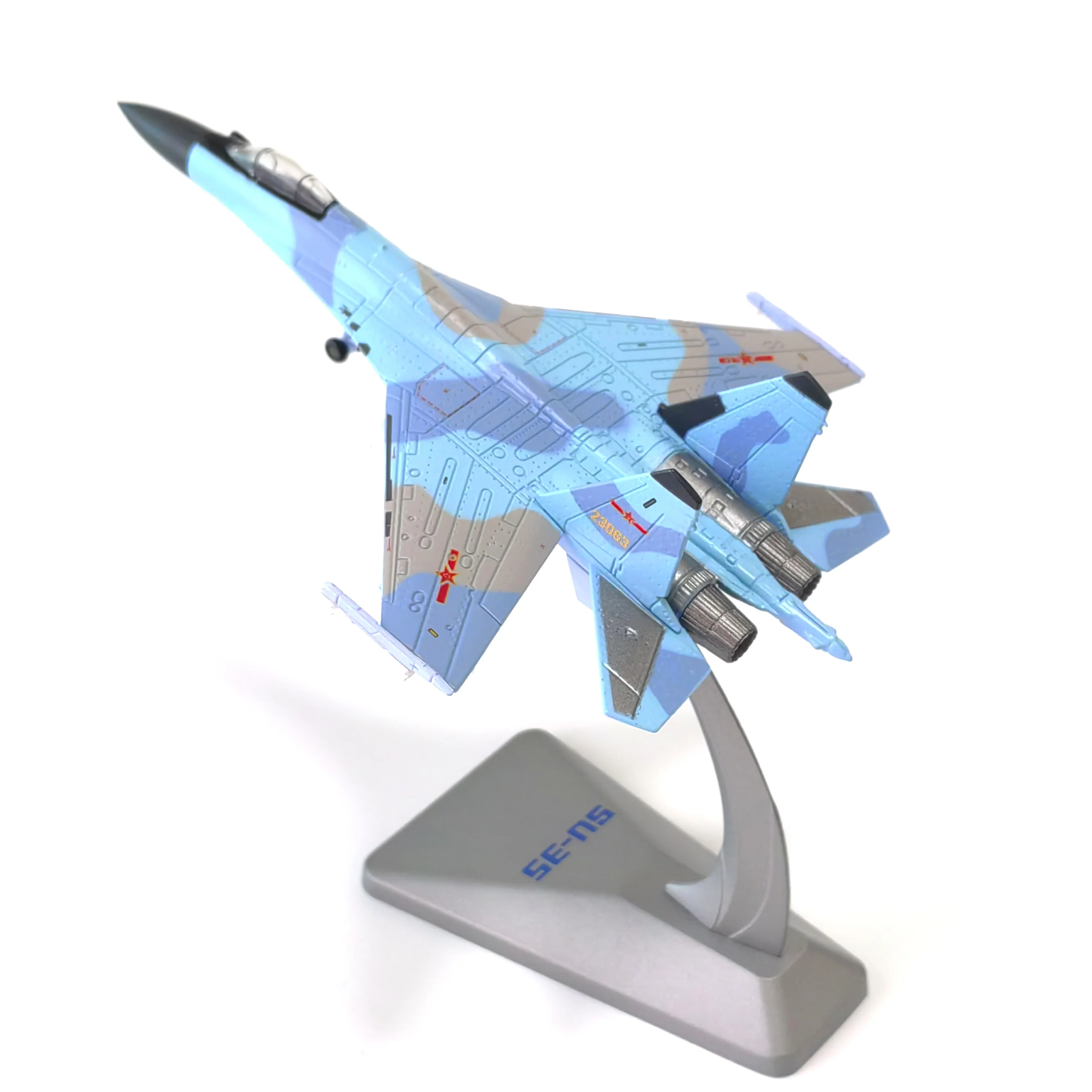 SU35 1/144 Metal Scale Model Airplane (Including Base) Home Placement, Collection Decoration Christmas Black Friday