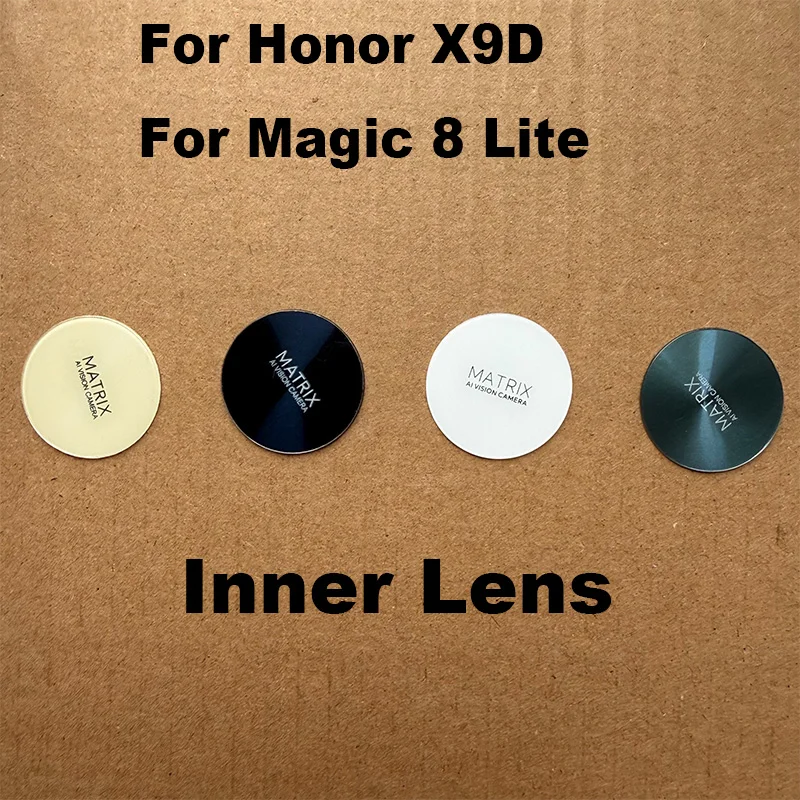 For Honor Magic8 Lite / X9D Camera Lens Glass Piece Screw Ring Cover Magic 8 Lite X9D Smartphone Replacement Parts image 2