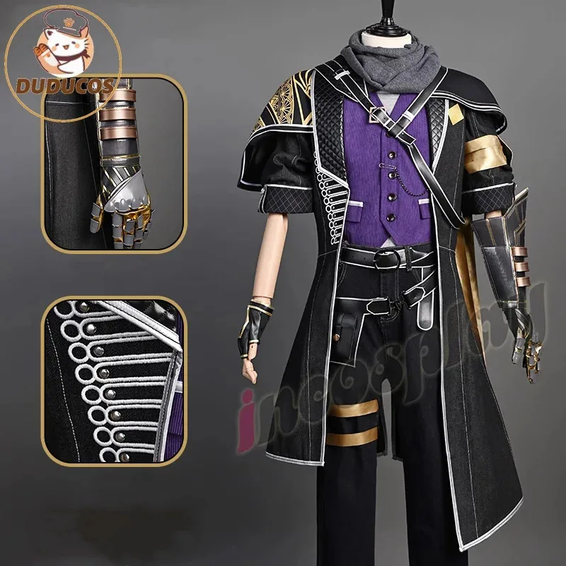 

Game Clair Obscur:Expedition 33 Gustave Cosplay costume Vest scarf Coat claves wrap wig Halloween new Man Woman uniform