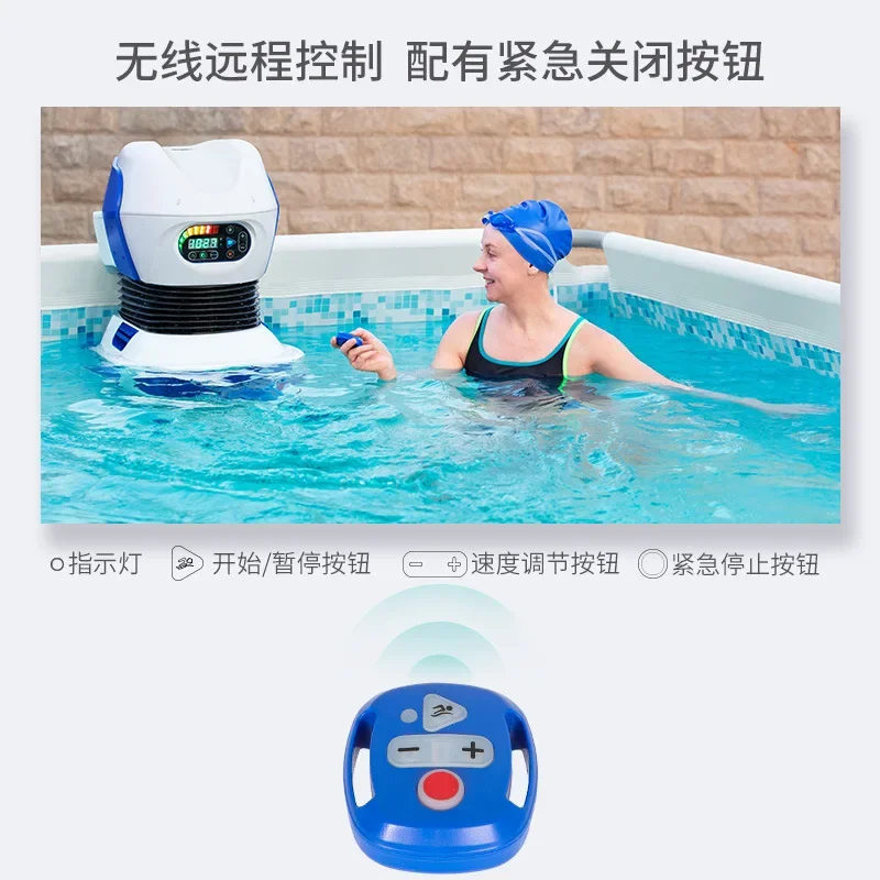 Swimming pool surfer counter current fixed point training water pusher indoor swimming pool water variable speed Treadmill