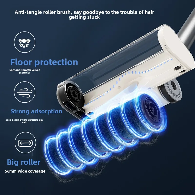 Wireless vacuum cleaner household large suction handheld lightweight suction and hair removal vacuum cleaner Q2