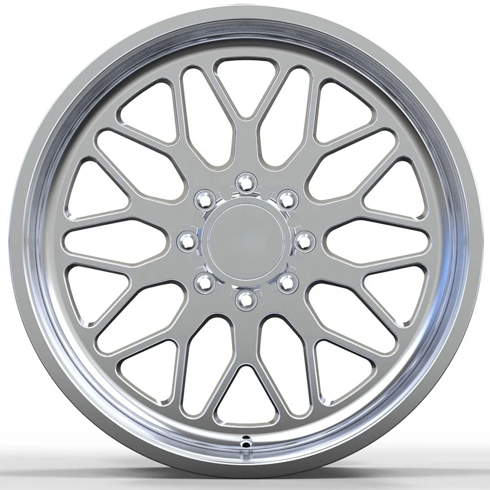 Forged Deep Dish Lip 4x4 Alloy Jantes 8x170 5x139.7 6x139.7 Pickup Truck 24x12 24x14 26x14 26x16 Offroad Wheels H Type view 3