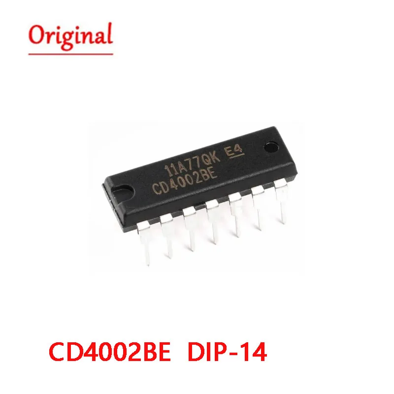 10pcs/lot CD4002BE CD4002 DIP-14 In Stock NEW and ORIGINAL