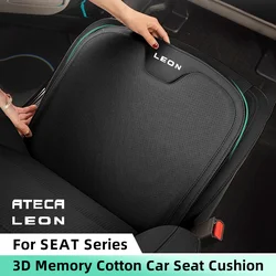 Leather Car Seat Cover Breathable and Non-slip Front Auto Seat Cushion Protector Mat for Seat Leon Mk2 Mk1 Mk3 Ateca Chair Pad