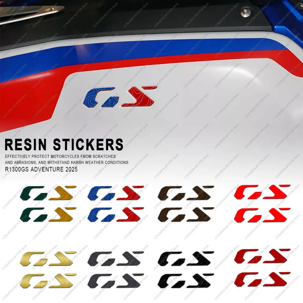 

for R 1300 GS R1300GS ADV Adventure 2025 Motorcycle Accessories Epoxy Resin Sticker Exclusive 3D Stereoscopic Sticker GS Logo