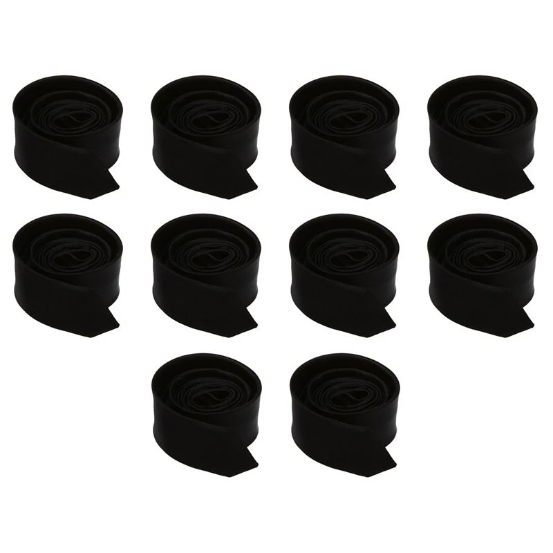 10x-cravate-noire-en-polyester-pour-hommes-57-pouces