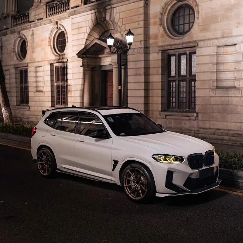 FOR BMW X3 X3M G01, G08 and X4 X4M G02 F97 F98 LCI yellow, white daytime running lights, dual-color DRL LED light panels
