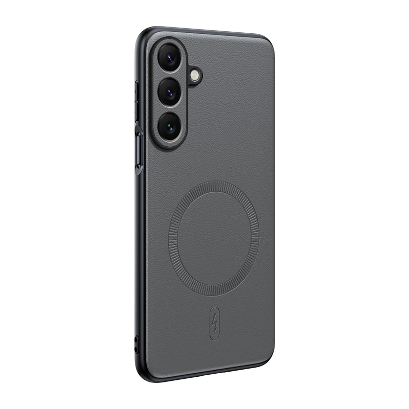 Für Samsung S25 Hülle Magnetische Leder-Schutzhülle für Samsung S25 Anti-Fingerabdruck Rutschfeste PC+TPU – Detail 1