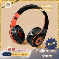 Genshin Game Headphones Impact Headphone Cosplay Wireless 3mode Bluetooth Foldable Portable Headset Adjustable Earphones Custom