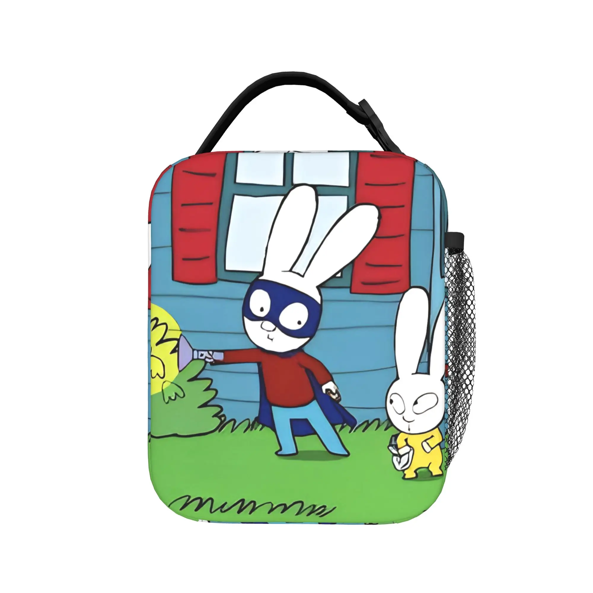 Insulated Lunch Bag Simon Super Rabbit Accessories  Food Box Causal Cooler Thermal Lunch Box For School