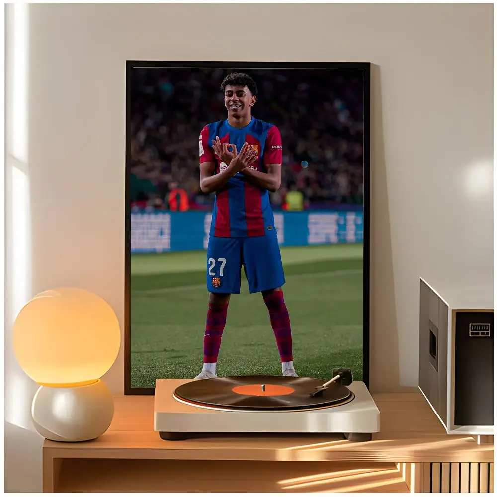 rising athlete Lamine Yamal Poster Premium Wall Decor Modern Home Poster Unframed