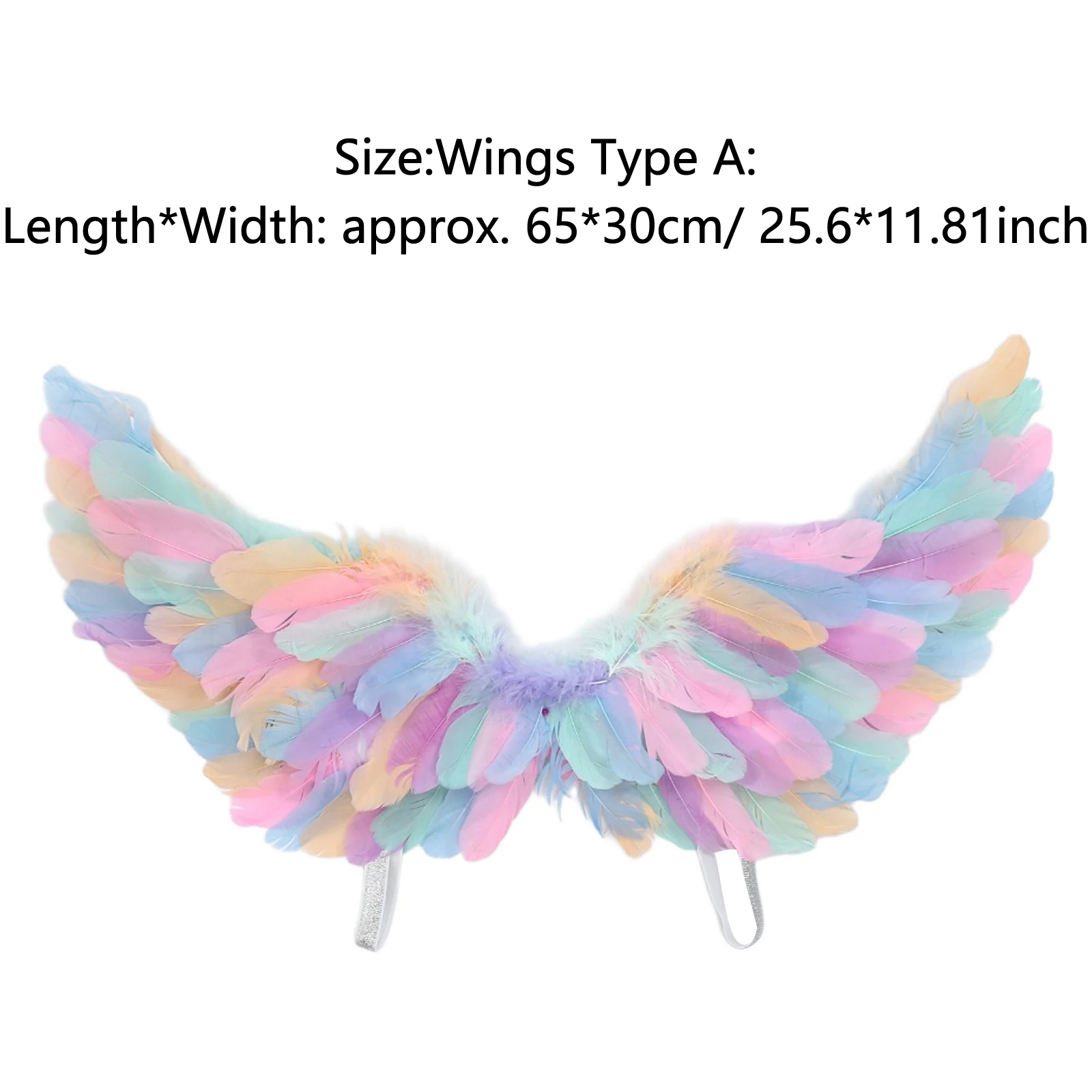 Moda colorida pena asas de anjo para crianças adultos masquerade halloween cosplay festa bandana estrela vara traje acessório