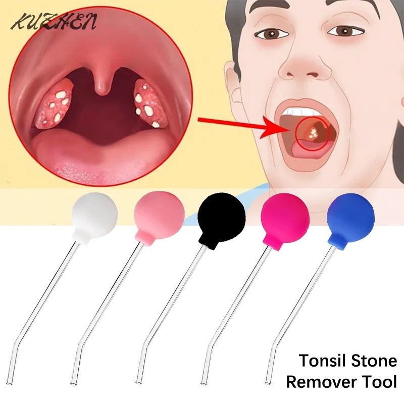 Tonsil Stone Remover Tool Manual Style Remover Mouth Cleaning Care Tool Ear Wax Tonsil Stone Remover Cleaning Tool Random Color