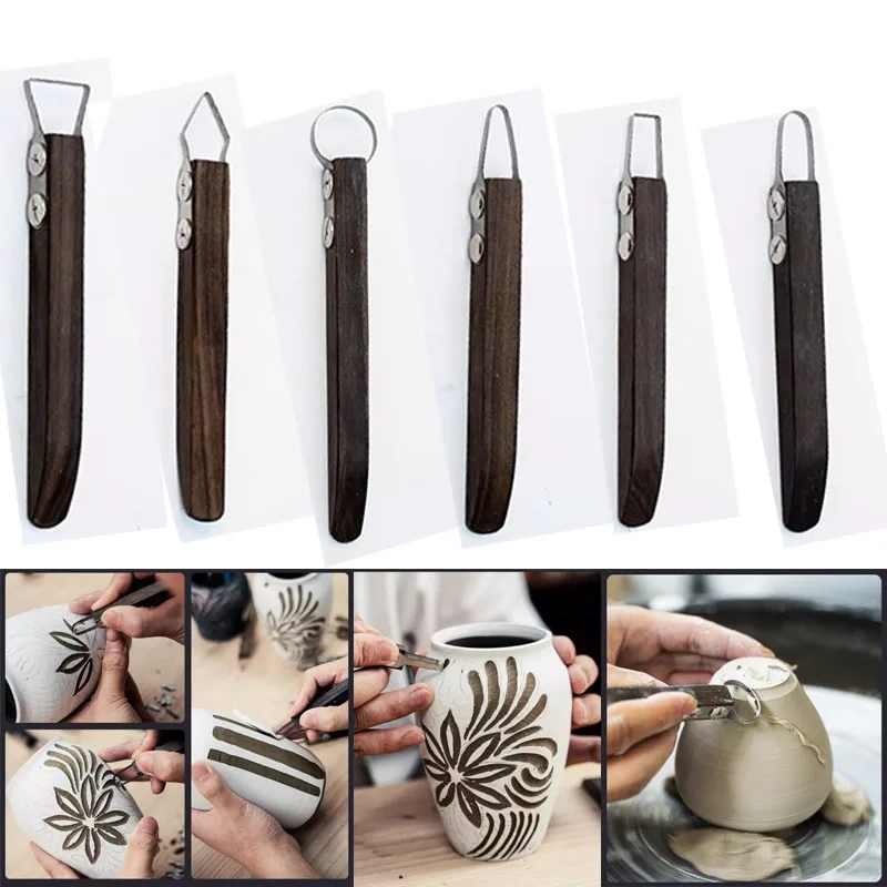 Ceramic Handle Tool School Ceramic Bar Tea Cup Ware Handle Manual DIY Sculpture Scraper Pottery Tools