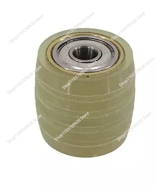 Pneumatic belt abrasive machine roller accessories 10MM13MM20MM30MM driven wheel PU guide Iron wheel Plastic nylon wheel