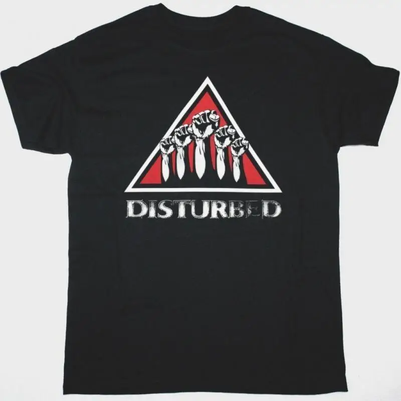 DISTURBED TEN THOUSAND FISTS NEW BLACK T SHIRT