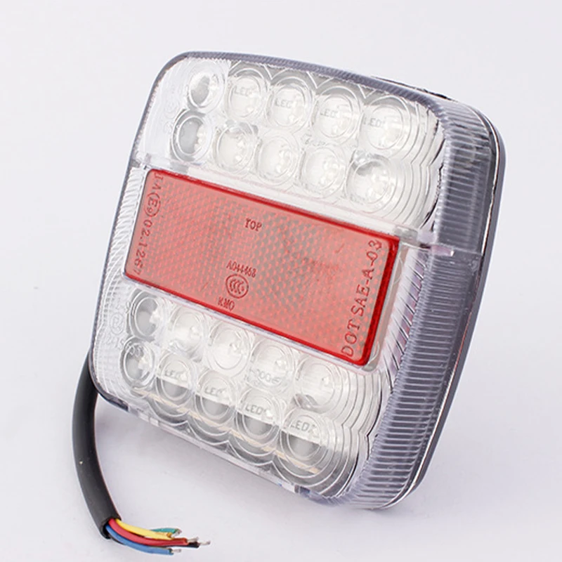 2szt Wodoodporne 12V Światło tylne przyczepy Funkcja Światło hamowania 26 LED Do ciężarówki Łódź UTE UTV ATV Przyczepa kempingowa Oświetlenie samochodowe — zdjęcie 4