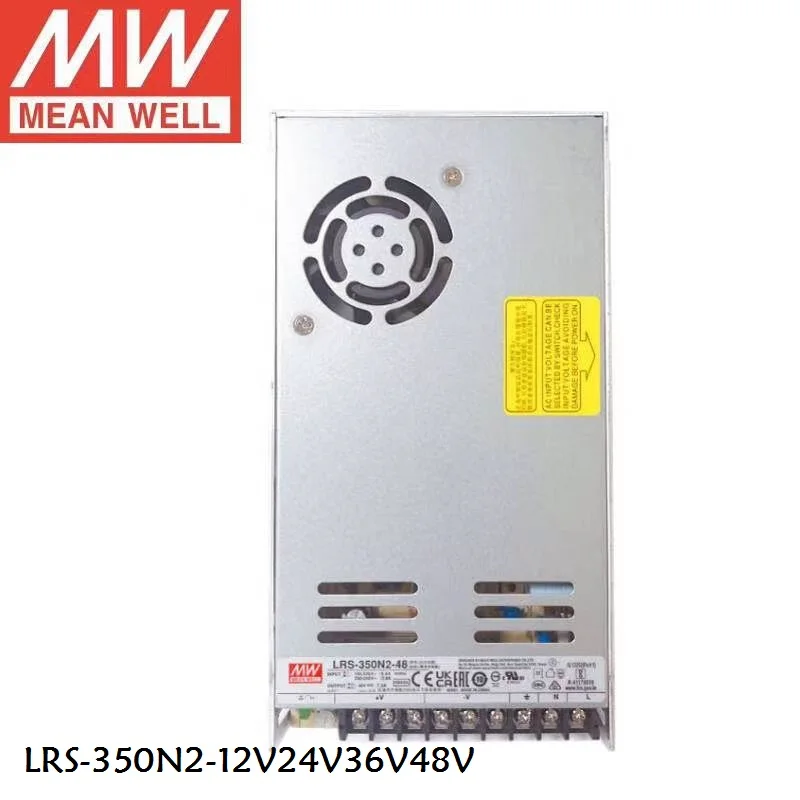 Mean WELL LRS-350N2-12V 24V 36V 48V 200% short-duration peak power during start-up Switching Power Supply Brand New Original