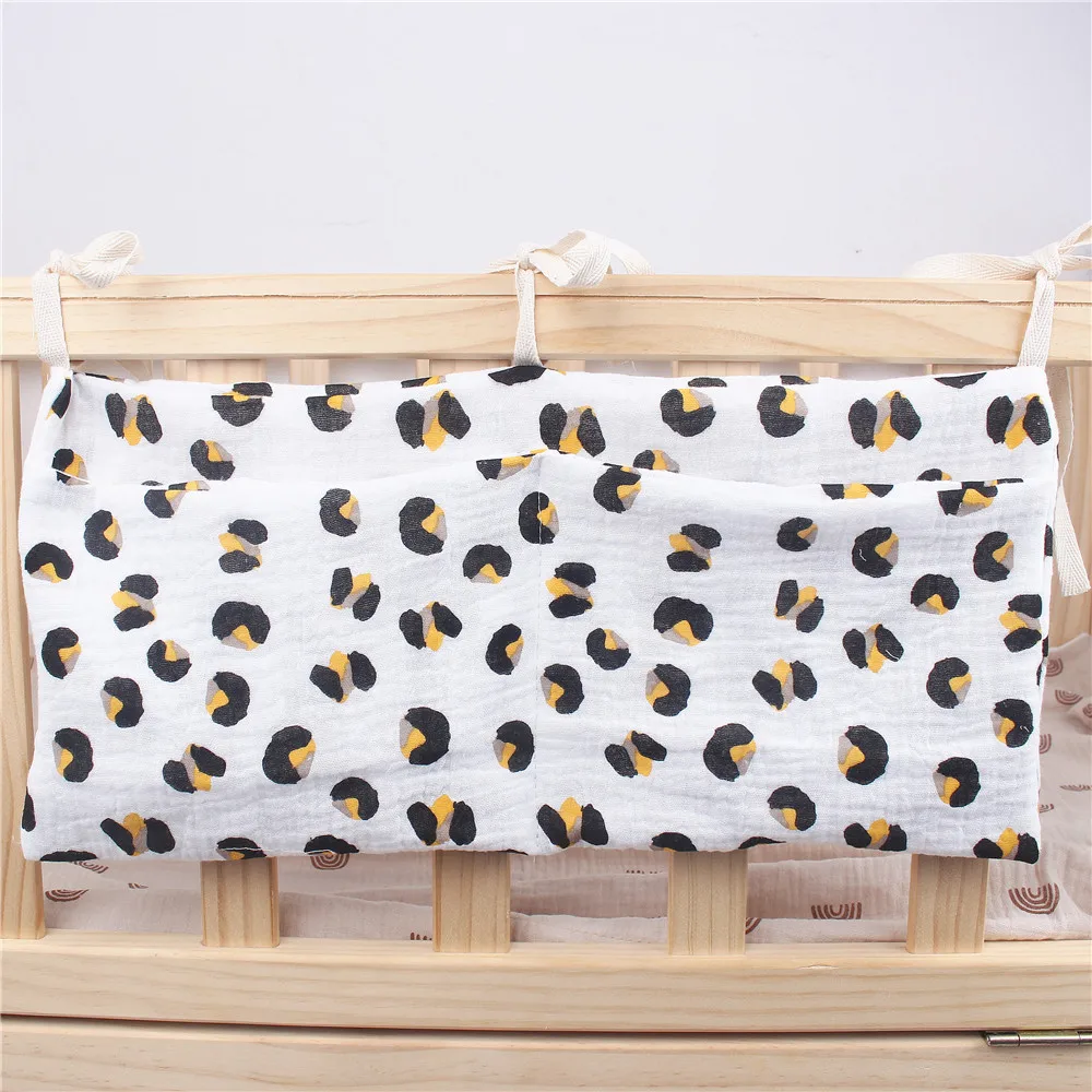 New Cartoon Portable Baby Crib Storage Bag Newborn Multifunctional Bed Headboard Organizer For Kids Baby Bedding Diaper Bag