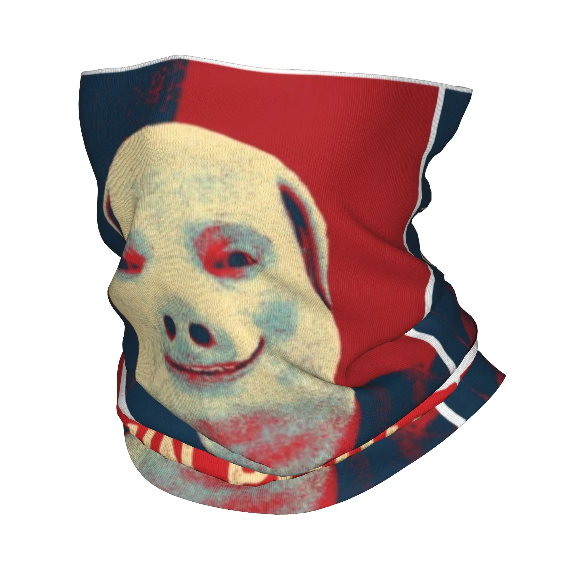 Vintage Funny John Pork Is Calling Bandana Neck Gaiter Printed Brainrot Balaclavas Mask Scarf Multi-use Headband Running Adult