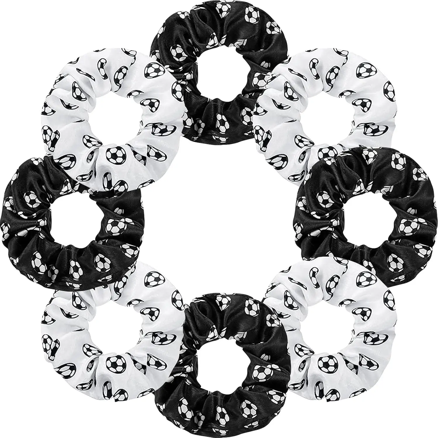 5 Stücke/20 Stücke Fußball Haarband Fußball Haargummis Gummibänder Mädchen Geschenke Pferdeschwanzhalter Sport Zubehör Für Mädchen Frauen – Detail 2
