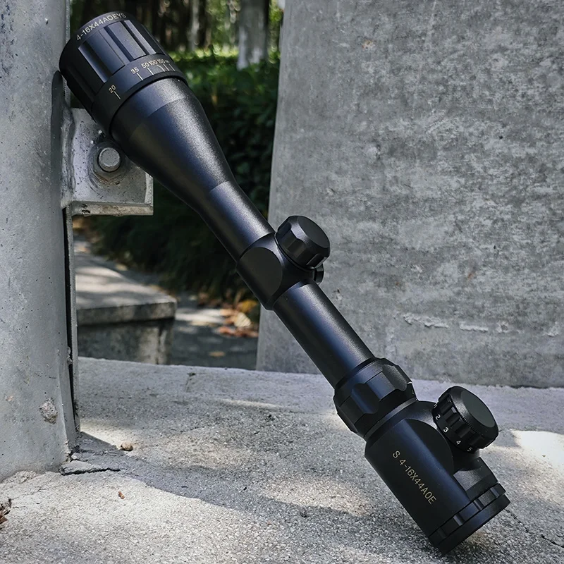 

Тактические прицелы MARCH S4-16X44AOE для охоты, красная, зеленая подсветка, оптический коллиматор, прицел для пневматического оружия, прицел для зрительной винтовки