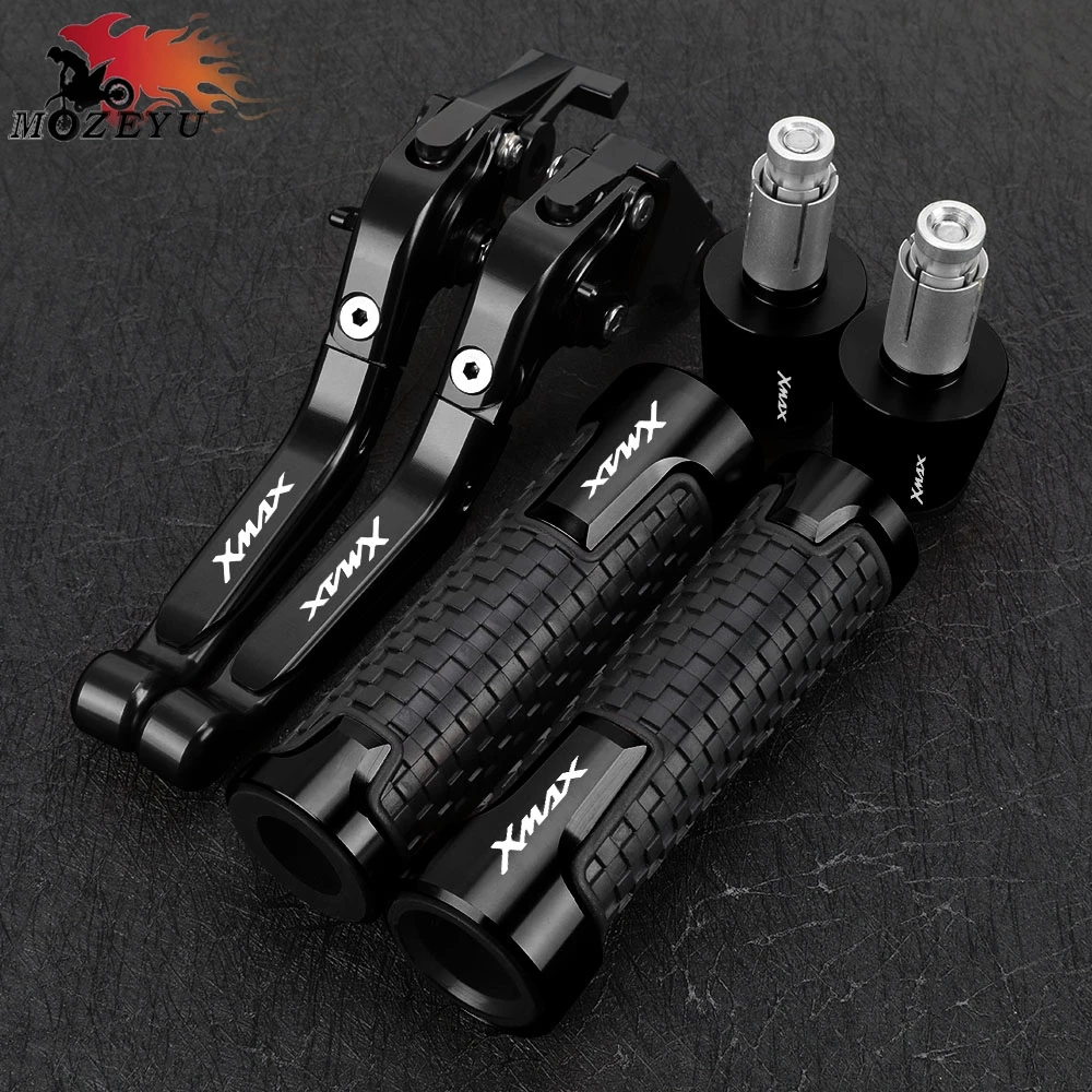 

2024 XMAX Motorcycle Accessories For YAMAHA X-MAX 125 250 X MAX 400 2021 2022 2023 Brake Clutch Levers Handlebar Hand Grips Ends