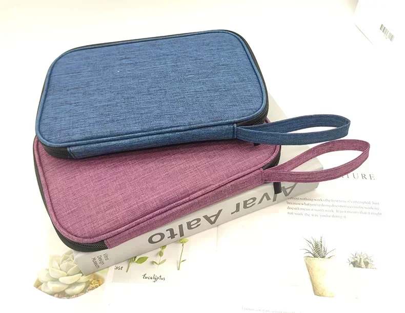 Многофункциональная дорожная сумка для хранения ремешка для часов, портативный чехол, коробка для кабеля передачи данных, водонепроницаемая ткань 300D