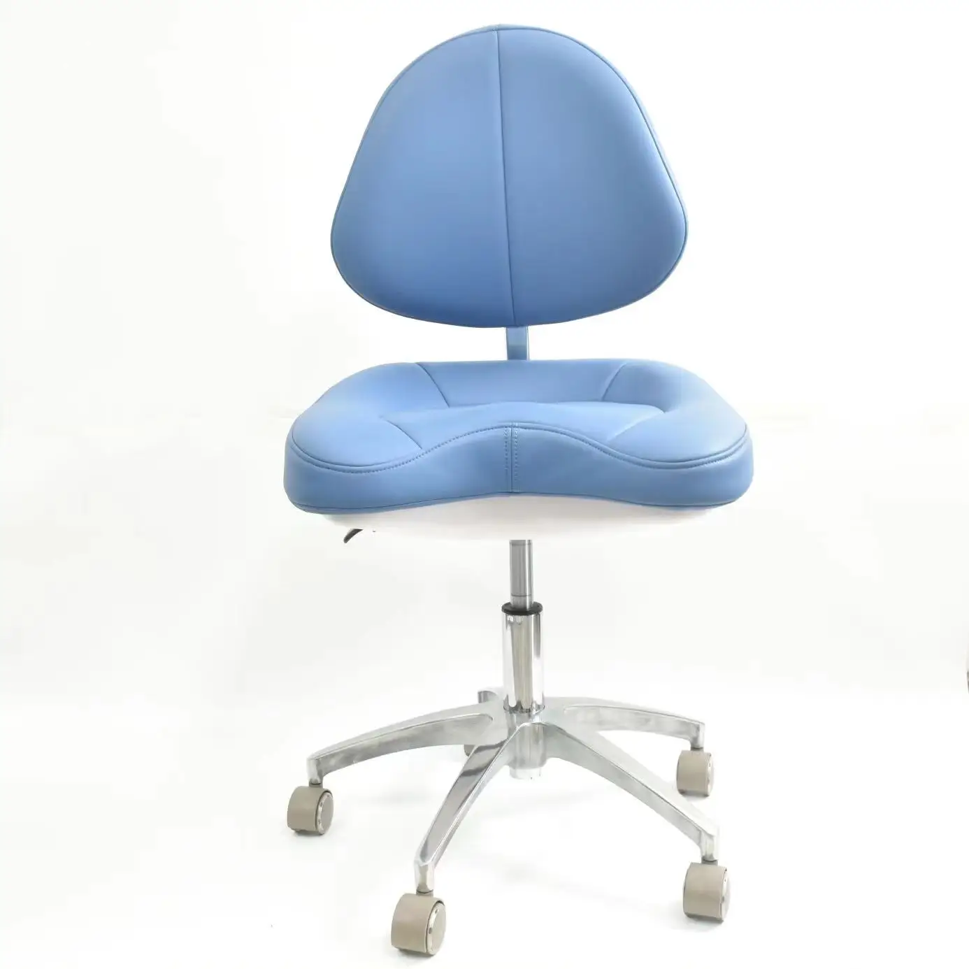 New Modern Medical Dental Doctor Chair Dentist Stool With Armrest Pu Leather