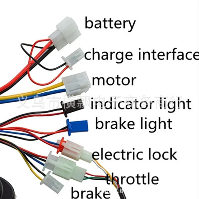 24V/36V/48V 250W/350W/500W/800W Electric Bike Motor Brushed Controller DC  Bicycle  E-bike Accessory