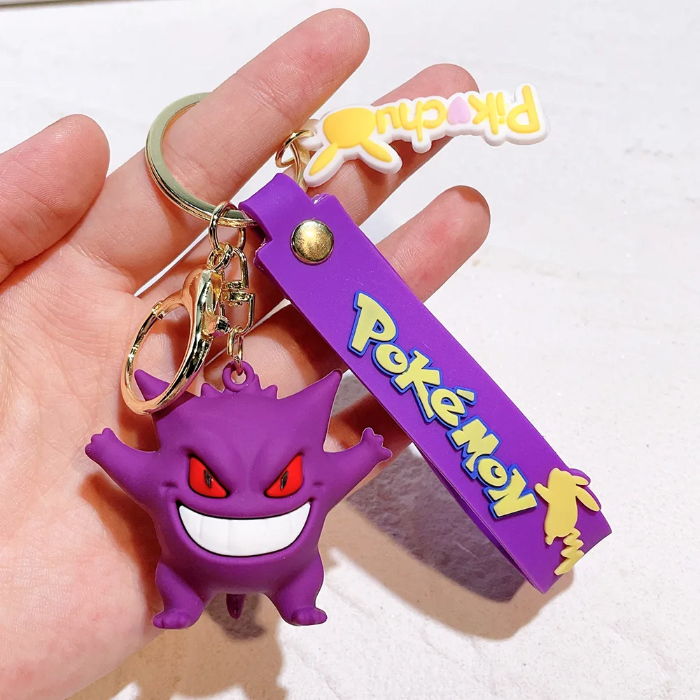 Pokemon-Schlüsselanhänger, süßer Pikachu, Taschenmonster, Puppe, Schultasche, Anhänger, Desktop-Souvenirs, Dekoration, Schlüsselanhänger, Geschenk für Fans