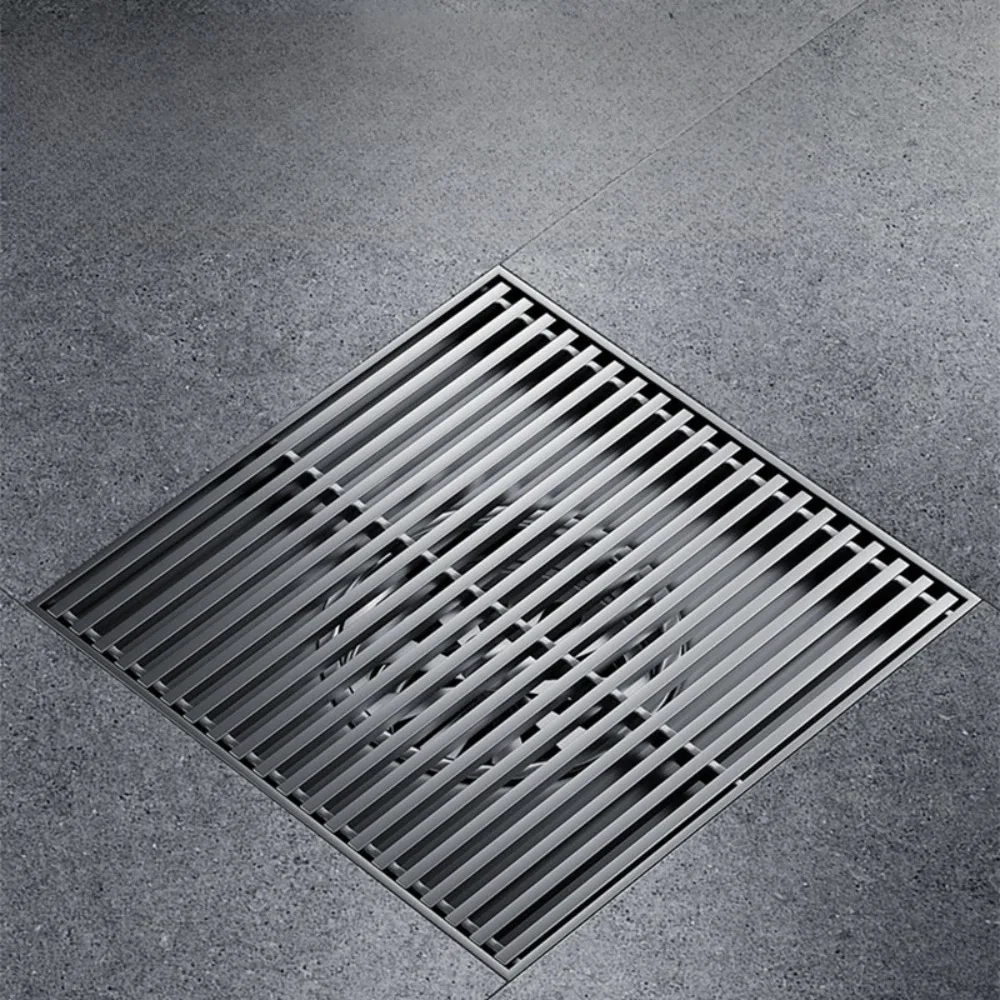 Deodorant stainless steel floor drain large large displacement garden courtyard outdoor rooftop