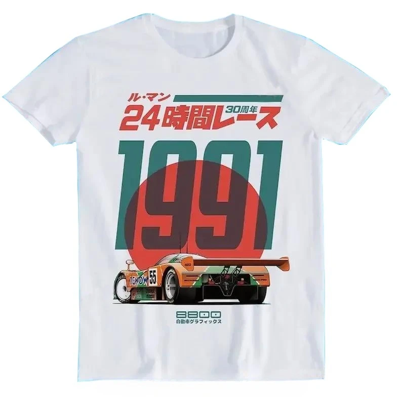 Sommer 2026 Neues Le Mans 30. Jubiläums-T-Shirt für Herren, Modisches Hochwertiges Unisex-T-Shirt mit Rundhalsausschnitt und Aufdruck – Detail 7