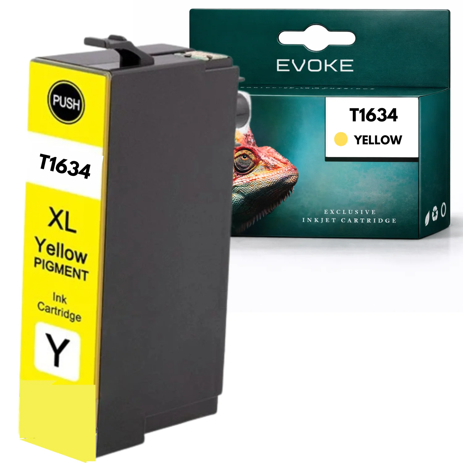 Evoke Compatibele Inkt voor Epson T1634 C13T16344012 Geel Wf-2010W 2510Wf/2520Nf/2630Dwf/2660Dwf