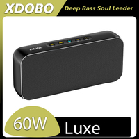 XDOBO Luxe Bluetooth Wireless Subwoofer 60W Portable Outdoor Speaker Bass Depth Waterproof TWS Function Support USB /TF/AUX
