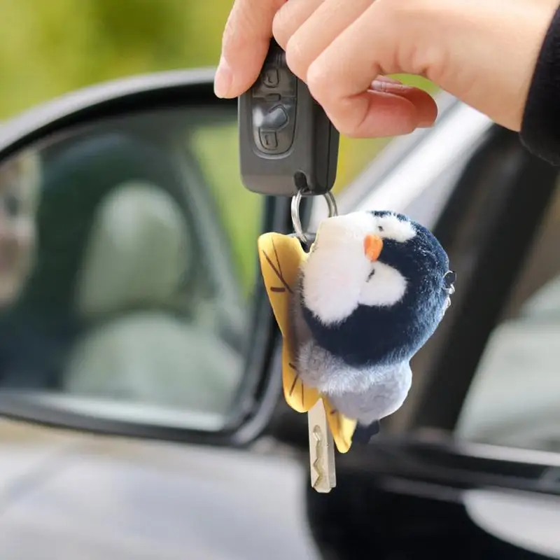 Plush Key Pendant Plush Penguin Doll Keychain Pendant Exquisite Detail Design Plush Stuffed Keychain For Bags Mobile Phones