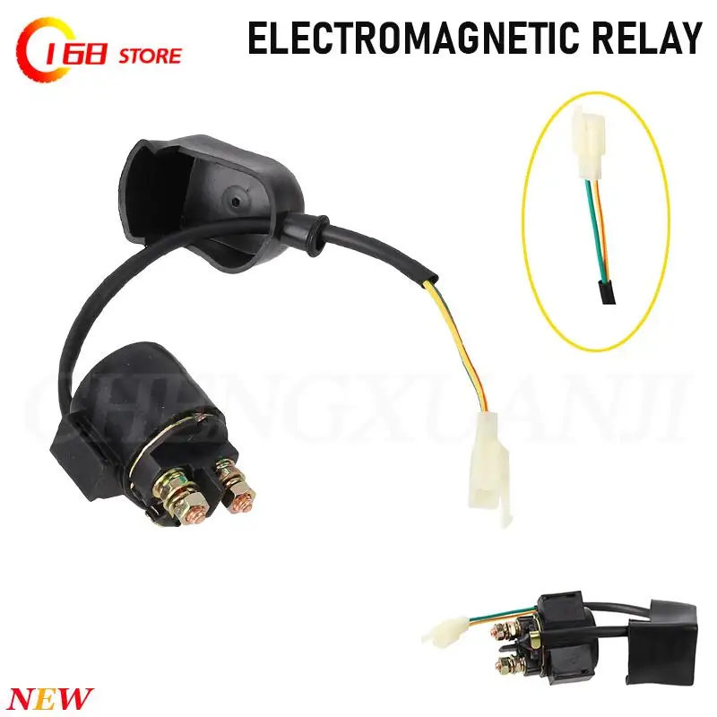 

Мотоцикл GY6 230cc, высокопроизводительный магнитный переключатель, механическое реле запуска, электромагнитный клапан, подходит для картинга ATV