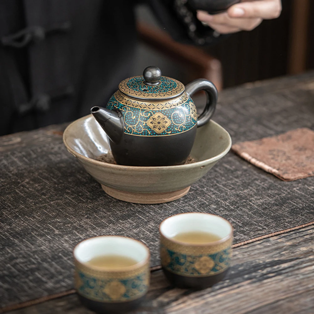 

Elegant Household Ceramic Teapot Exquisite Chinese Style Tea Kettle Practical for Private Gatherings and Gifts