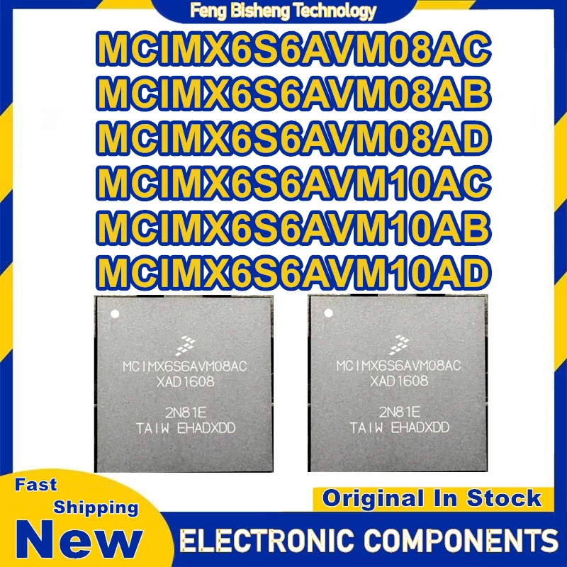 MCIMX6S6AVM08AC MCIMX6S6AVM08AB MCIMX6S6AVM08AD MCIMX6S6AVM10AC MCIMX6S6AVM10AB MCIMX6S6AVM10AD BGA624 IC chipset Nieuw op voorraad