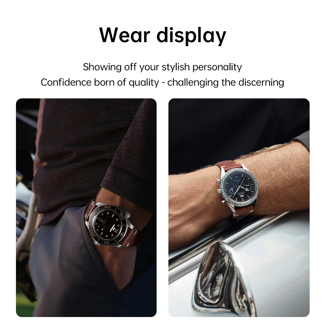 Omega luxury Leather Watch Strap For SEAMASTER SPEEDMASTER Accessories Watchbands Italian Vegetable Tanning Leather Watch Band