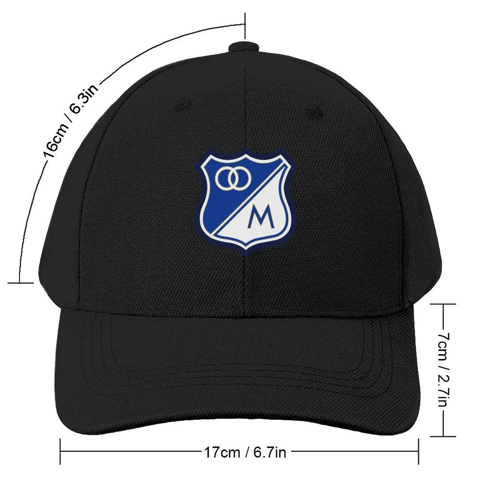 Millonarios Fútbol Club Baseball Cap Brand Man cap Luxury Cap Big Size Hat Men Luxury Brand Women's