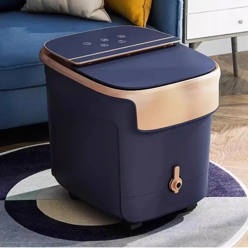 Constant-temperature Heated Foot Bath Machine, Electric Massage Fully Automatic High Depth Foot Spa Bath Massager Foot Bath