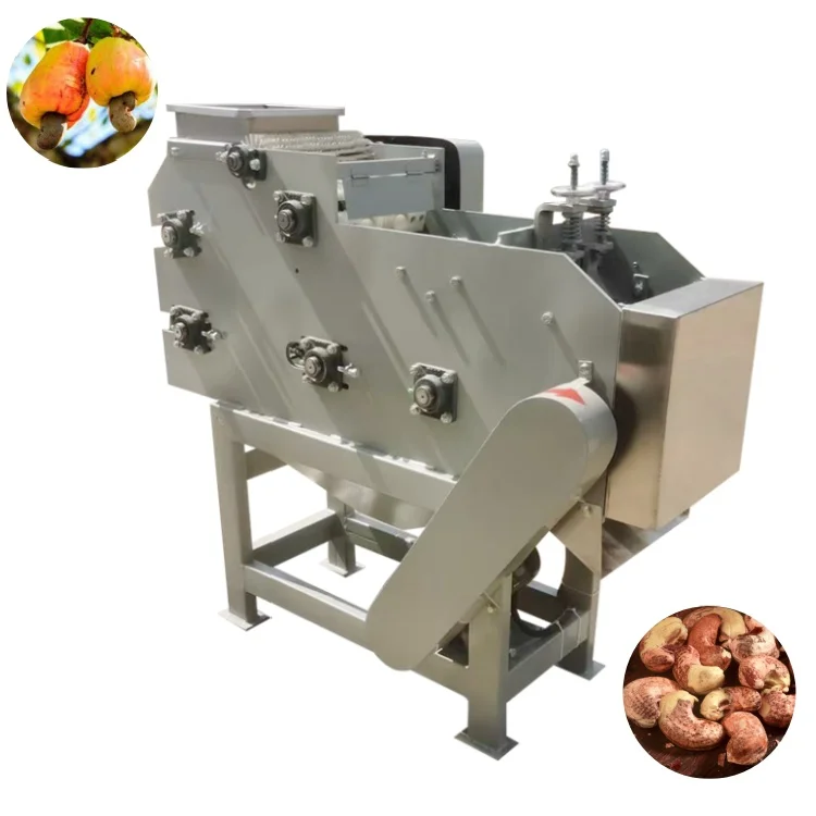 Automatic Cashew Nut Sheller Customized Two Blade 50-80kg/h Kernels Removing Separating Durable Industrial Top Rated