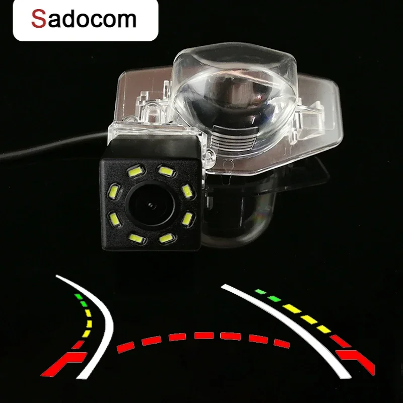 HD Wireless Car CCD Rear Camera Fisheye 12 led dynamic Night Vision For HONDA CRV CR V 2012 2013 2014 2015 Fit Crosstour Odyssey