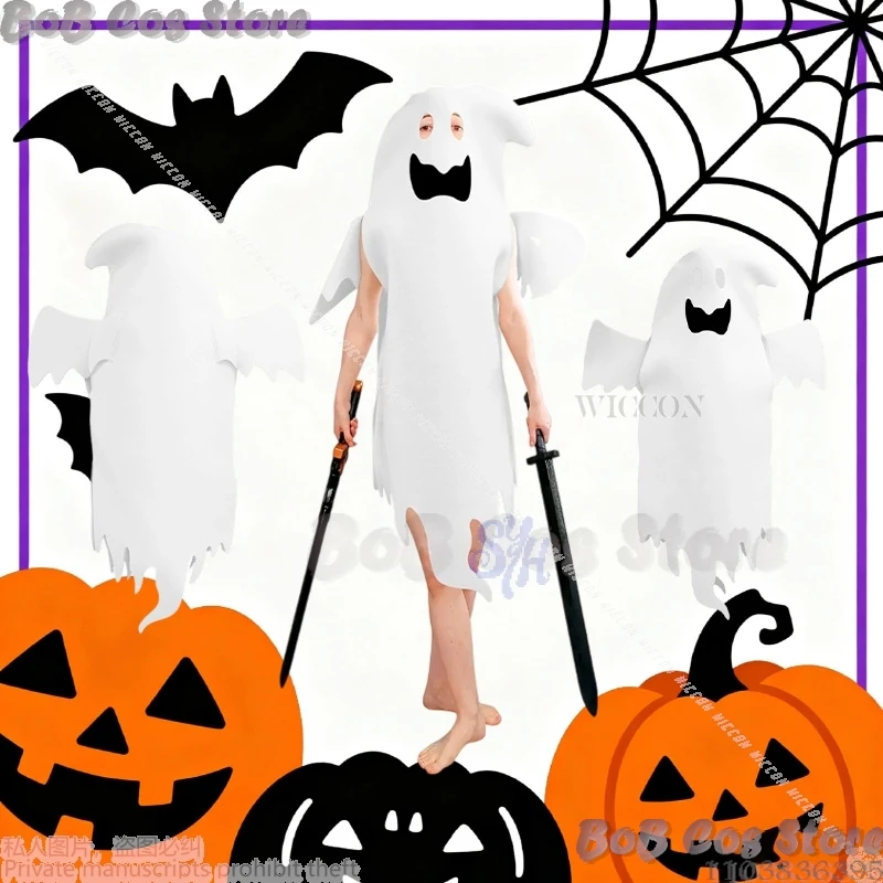 أنيمي المعبود مرحلة الأداء شخصية يطبع Kawaii الرعب شبح بذلة تأثيري أنشطة الهالوين كوميك كون لعب الأدوار #1