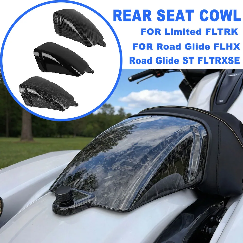 

Motorcycle Rear Seat Cowl Back Cover Rear Passenger Cowl Fairing For Harley Road Glide FLTRXSE FLHX Limited Special FLTRK 2023+